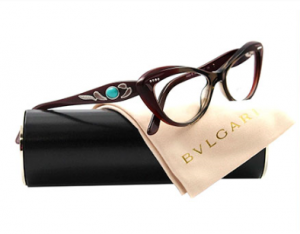 Embellished cat-eye frames from Bvlgari