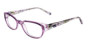 Translucent purple and floral frames by bebe