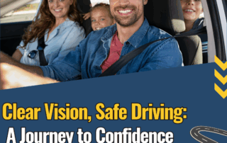 a family driving